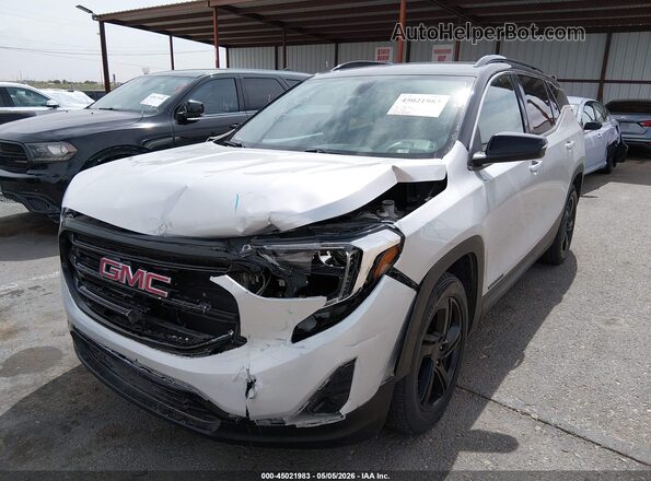 3GKALPEV2KL236958 2019 GMC TERRAIN Серебряный Передняя левая четверть