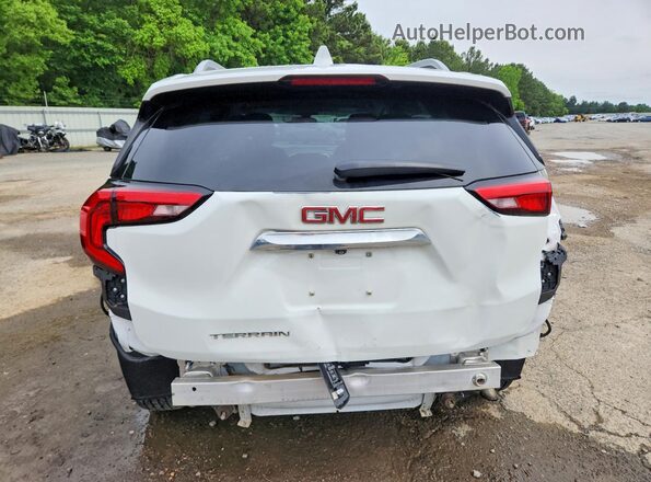 3GKALPEV2KL248012 2019 GMC TERRAIN White Widok z tyłu