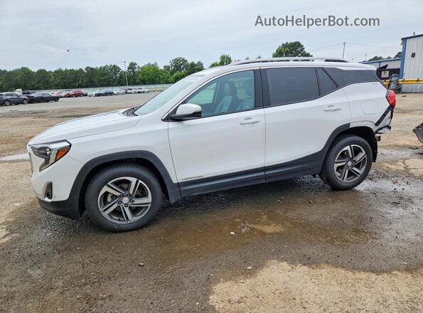 3GKALPEV2KL248012 2019 GMC TERRAIN White Przód lewy