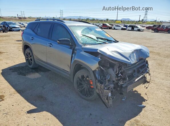 3GKALPEV2LL325415 2020 GMC TERRAIN Gray Передня права чверть