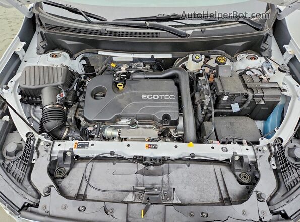 3GKALPEV2NL104853 2022 GMC TERRAIN White Вид підкапотного простору