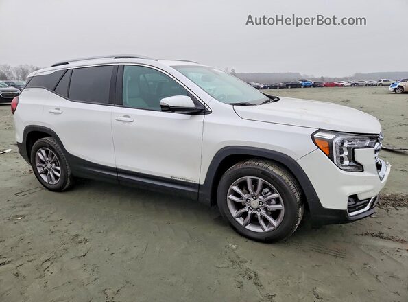 3GKALPEV2NL104853 2022 GMC TERRAIN White Передня права чверть