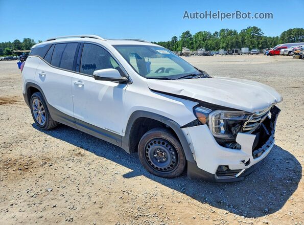 3GKALPEV5NL166912 2022 GMC TERRAIN Белый Передняя правая четверть