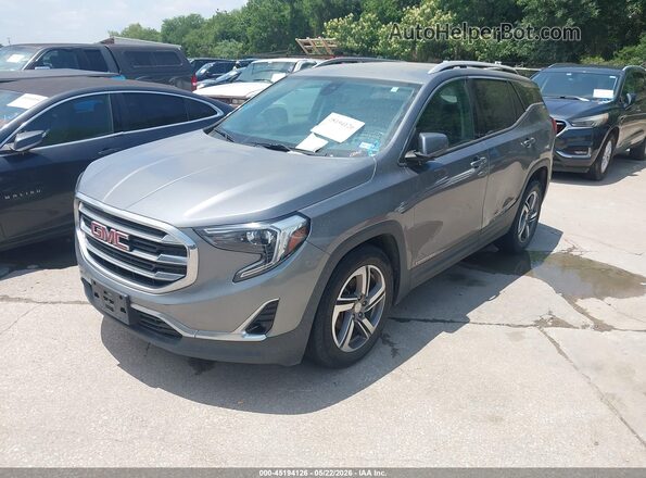 3GKALPEV6LL212907 2020 GMC TERRAIN Серый Передняя левая четверть