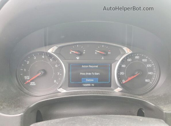 3GKALPEV7JL298211 2018 GMC TERRAIN Синий Вид щитка приборов