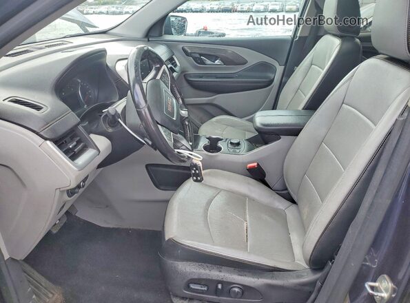 3GKALPEV7JL298211 2018 GMC TERRAIN Синий Вид салона спереди