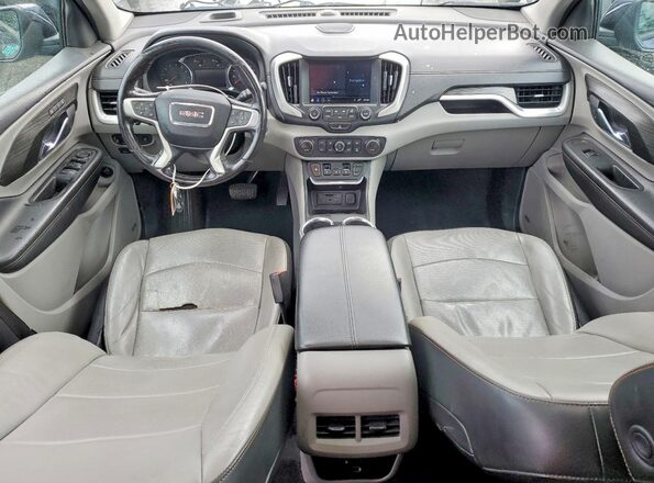 3GKALPEV7JL298211 2018 GMC TERRAIN Синий Вид панели приборов