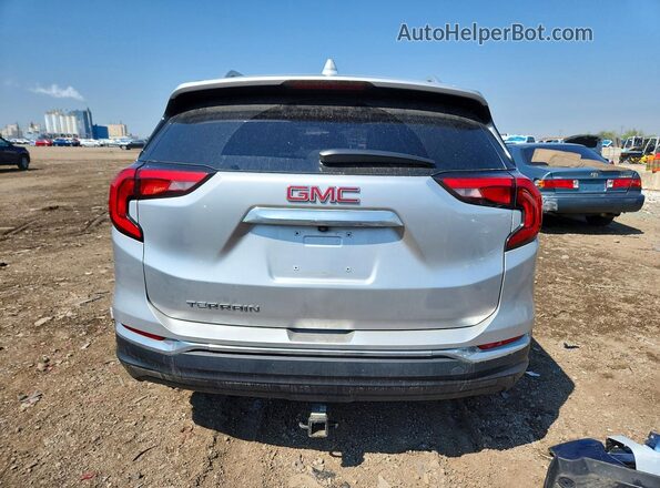 3GKALPEV7KL183593 2019 GMC TERRAIN Silver Widok z tyłu