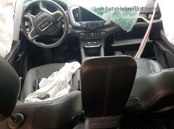 3GKALPEV7LL112704 2020 GMC TERRAIN Белый Вид панели приборов