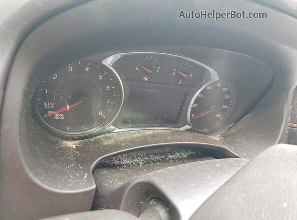 3GKALPEV7LL112704 2020 GMC TERRAIN Белый Вид щитка приборов