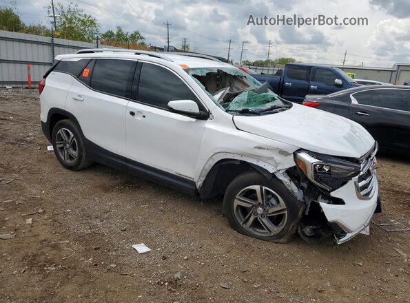 3GKALPEV7LL112704 2020 GMC TERRAIN Белый Передняя правая четверть