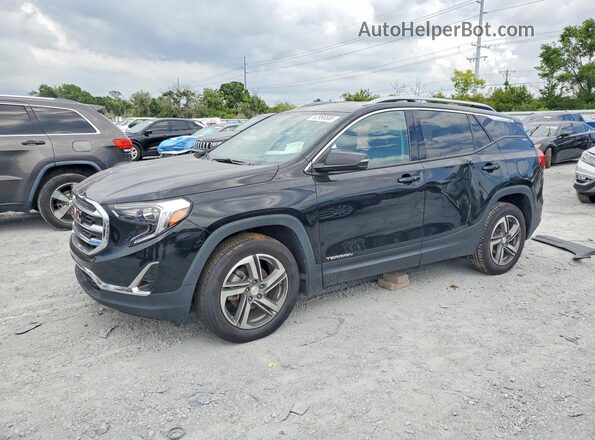 3GKALPEV7ML304495 2021 GMC TERRAIN Black წინა მარცხენა ხედი სამი მეოთხედიდან