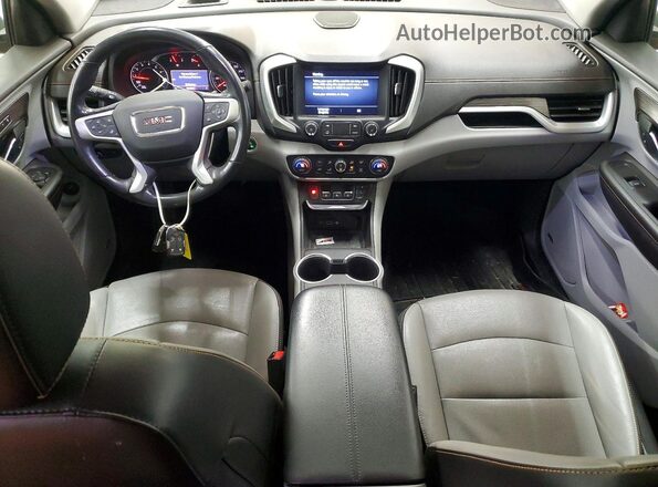 3GKALPEV8LL102697 2020 GMC TERRAIN Gray Вид панелі приладів