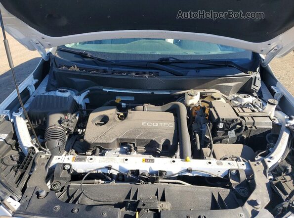 3GKALPEV9ML315403 2021 GMC TERRAIN Белый Вид подкапотного пространства