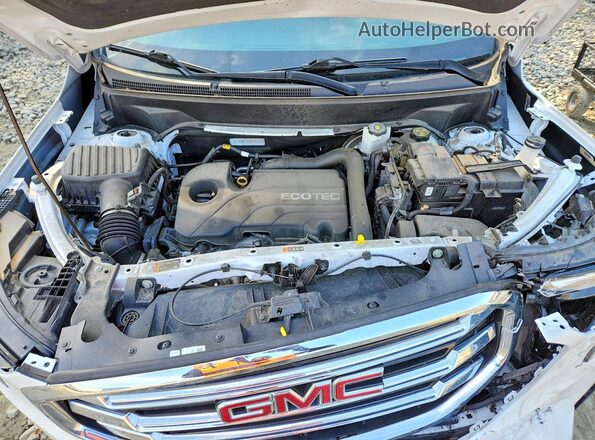 3GKALPEV9ML321038 2021 GMC TERRAIN Белый Вид подкапотного пространства