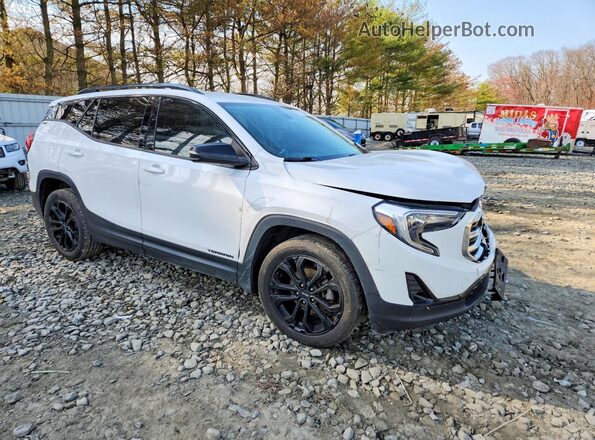 3GKALPEV9ML321038 2021 GMC TERRAIN Белый Передняя правая четверть