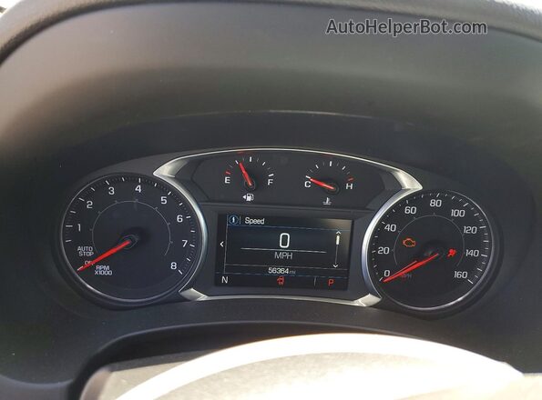 3GKALPEX0JL324018 2018 GMC TERRAIN Белый Вид щитка приборов