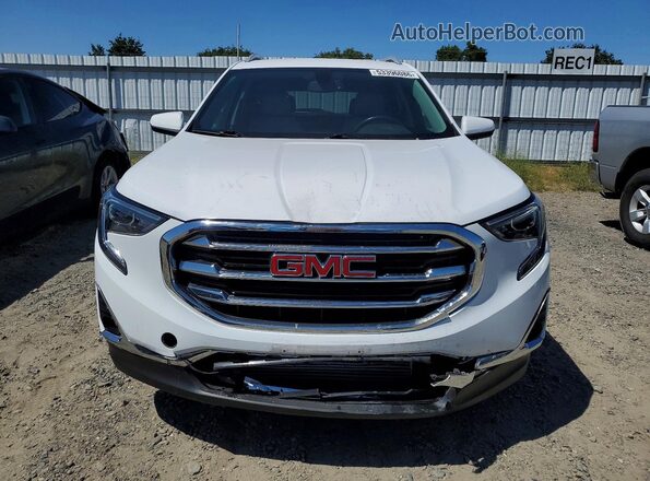 3GKALPEX0JL324018 2018 GMC TERRAIN Белый Вид спереди