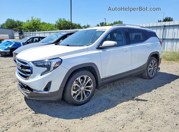 3GKALPEX0JL324018 2018 GMC TERRAIN Белый Передняя левая четверть