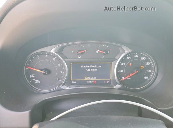 3GKALPEX0LL236265 2020 GMC TERRAIN White Instrument cluster view