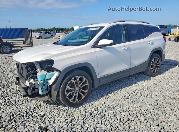 3GKALPEX8KL185712 2019 GMC TERRAIN Белый Передняя левая четверть