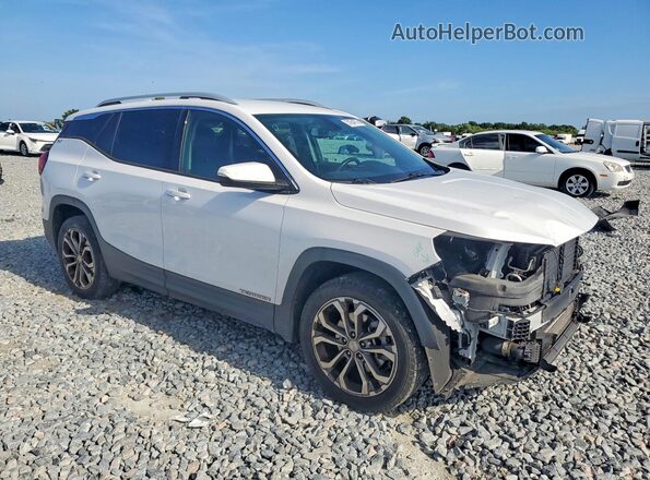 3GKALPEX8KL185712 2019 GMC TERRAIN Белый Передняя правая четверть