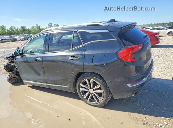 3GKALSEX5JL343554 2018 GMC TERRAIN Black Trasero izquierdo