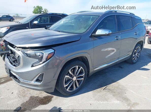 3GKALSEX6LL326846 2020 GMC TERRAIN Серый Передняя левая четверть