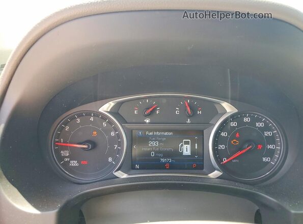 3GKALSEX7JL190014 2018 GMC TERRAIN Белый Вид щитка приборов