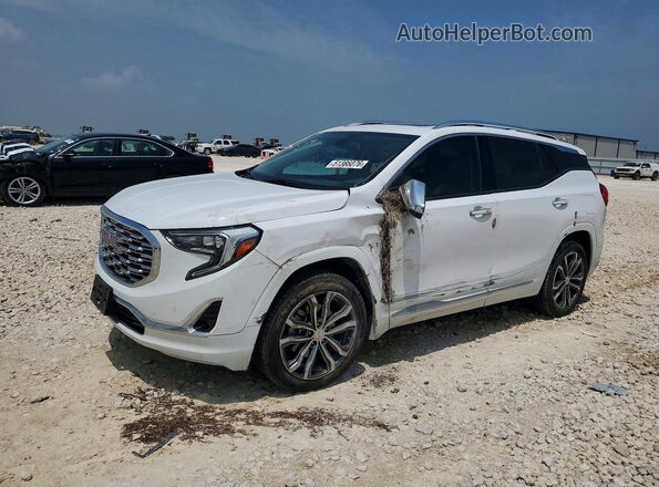 3GKALSEX7JL190014 2018 GMC TERRAIN Белый Передняя левая четверть