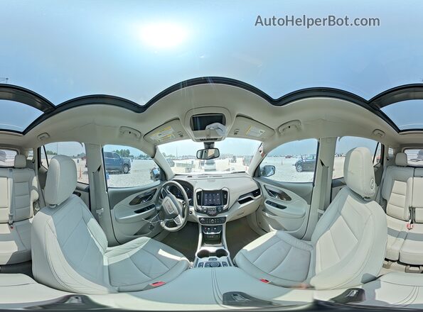 3GKALSEX7JL190014 2018 GMC TERRAIN Белый Панорамный вид салона 360°