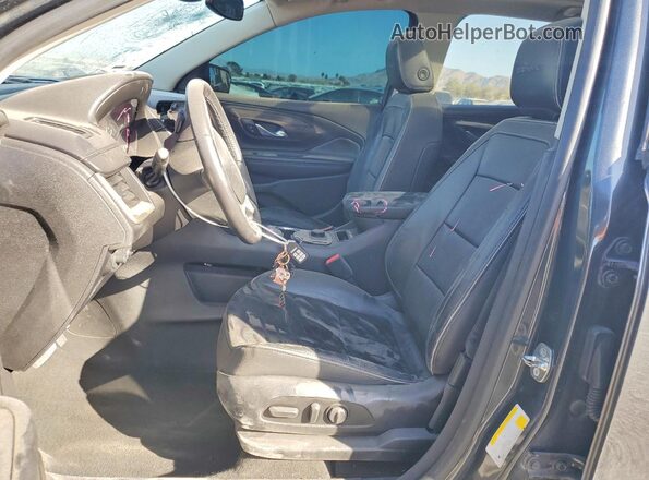 3GKALSEX8JL383112 2018 GMC TERRAIN Серый Вид салона спереди