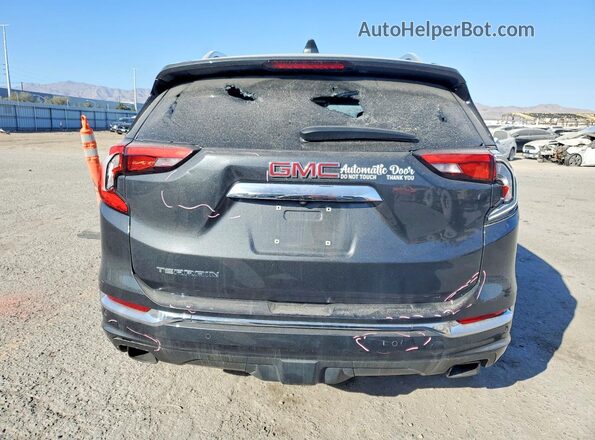 3GKALSEX8JL383112 2018 GMC TERRAIN Серый Вид сзади