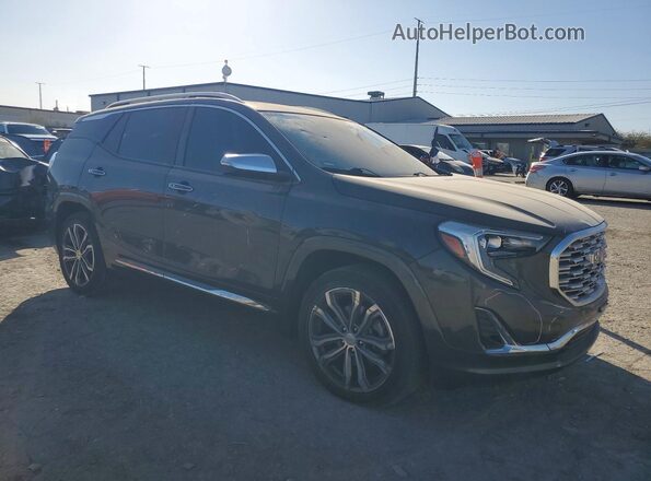 3GKALSEX8JL383112 2018 GMC TERRAIN Серый Передняя правая четверть