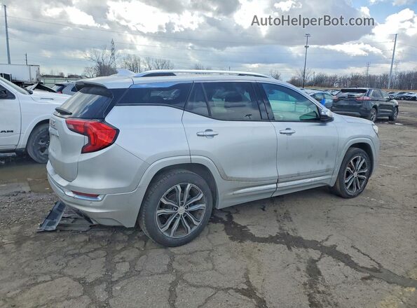 3GKALSEX9KL386117 2019 GMC TERRAIN Silver Tył prawy