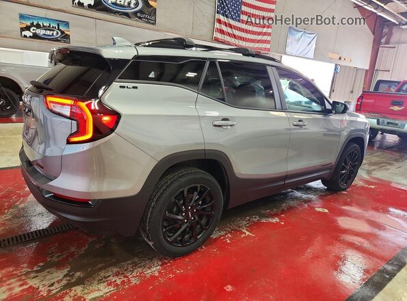 3GKALTEG0RL322029 2024 GMC TERRAIN Серебряный Задняя правая четверть