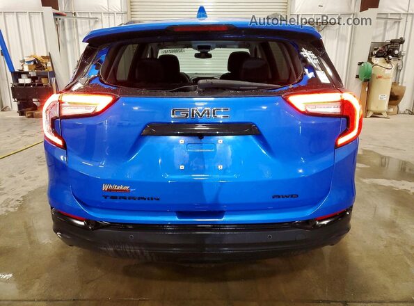 3GKALTEG2RL299322 2024 GMC TERRAIN Синий Вид сзади