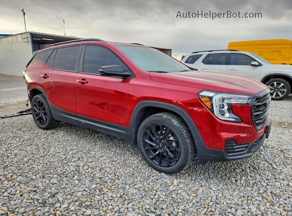 3GKALTEG4PL210346 2023 GMC TERRAIN Красный Передняя правая четверть