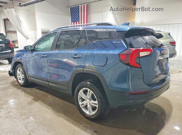 3GKALTEG5RL161676 2024 GMC TERRAIN Blue Trasero izquierdo