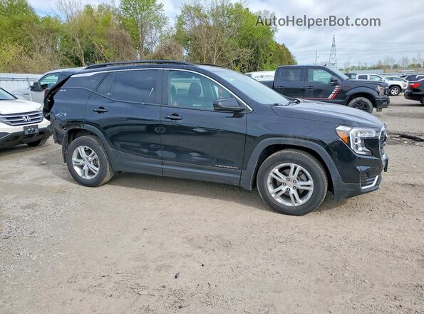 3GKALTEG6PL220750 2023 GMC TERRAIN Черный Передняя правая четверть