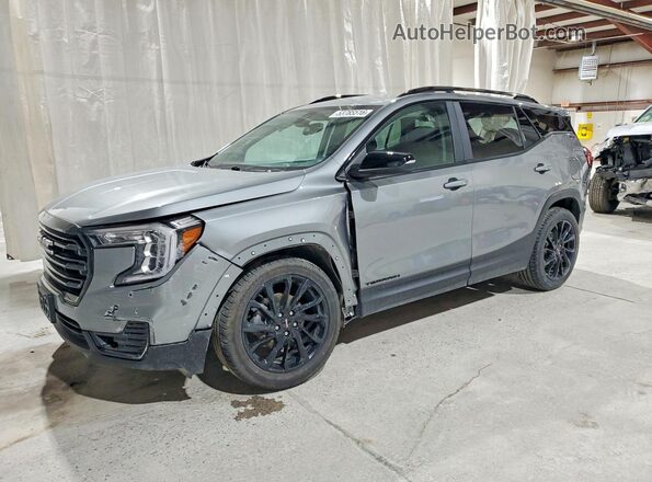 3GKALTEG6RL313836 2024 GMC TERRAIN Серый Передняя левая четверть