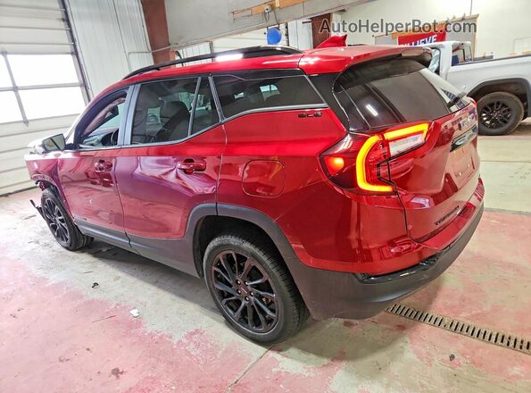3GKALTEG7RL143468 2024 GMC TERRAIN Красный Задняя левая четверть