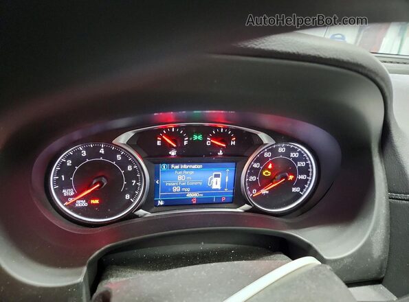 3GKALTEG7RL143468 2024 GMC TERRAIN Красный Вид щитка приборов