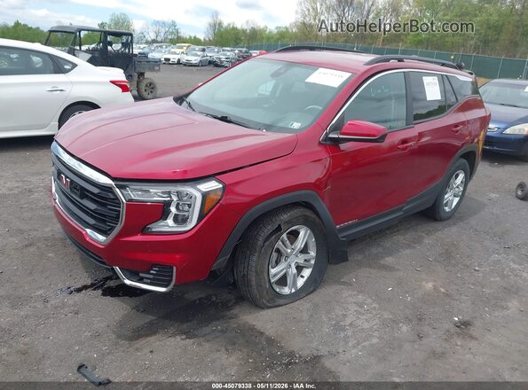 3GKALTEG8PL226050 2023 GMC TERRAIN Красный Передняя левая четверть