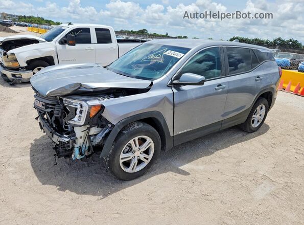 3GKALTEG8RL390210 2024 GMC TERRAIN Серебряный Передняя левая четверть