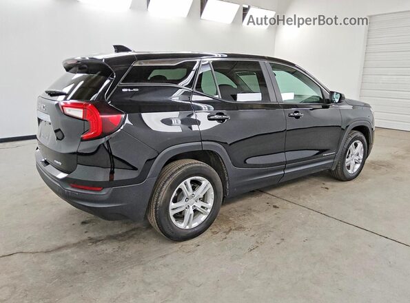 3GKALTEV0NL168527 2022 GMC TERRAIN Черный Задняя правая четверть