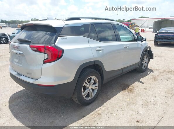 3GKALTEV1KL390859 2019 GMC TERRAIN Серебряный Задняя правая четверть
