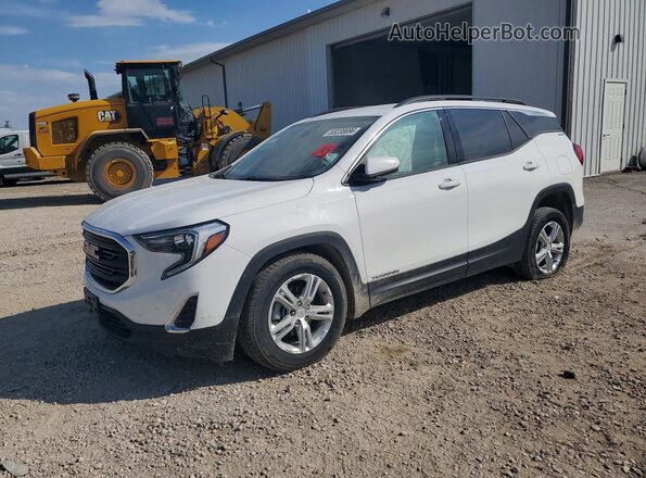 3GKALTEV1LL111461 2020 GMC TERRAIN White წინა მარცხენა ხედი სამი მეოთხედიდან