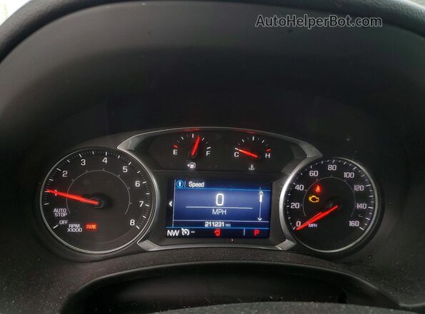 3GKALTEV2NL178458 2022 GMC TERRAIN Черный Вид щитка приборов