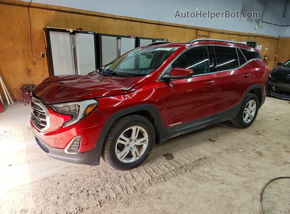 3GKALTEV3LL168518 2020 GMC TERRAIN Бордовый Передняя левая четверть